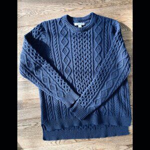 EUC - Outerknown Fisherman Sweater - Large - Navy
